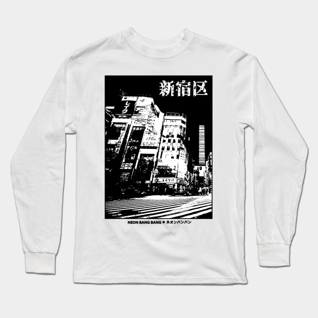 Shinjuku Long Sleeve T-Shirt by Neon Bang Bang